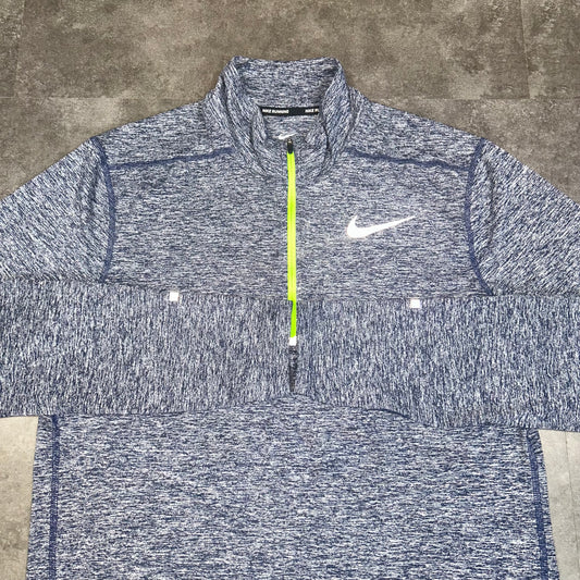 Nike Element Half Zip 1.0 Grey/Lime