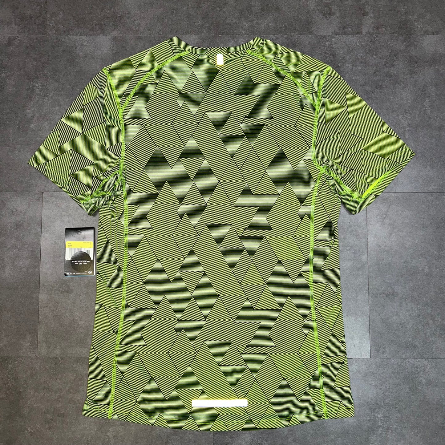 Nike Neon Green Geometry Camo T-Shirt