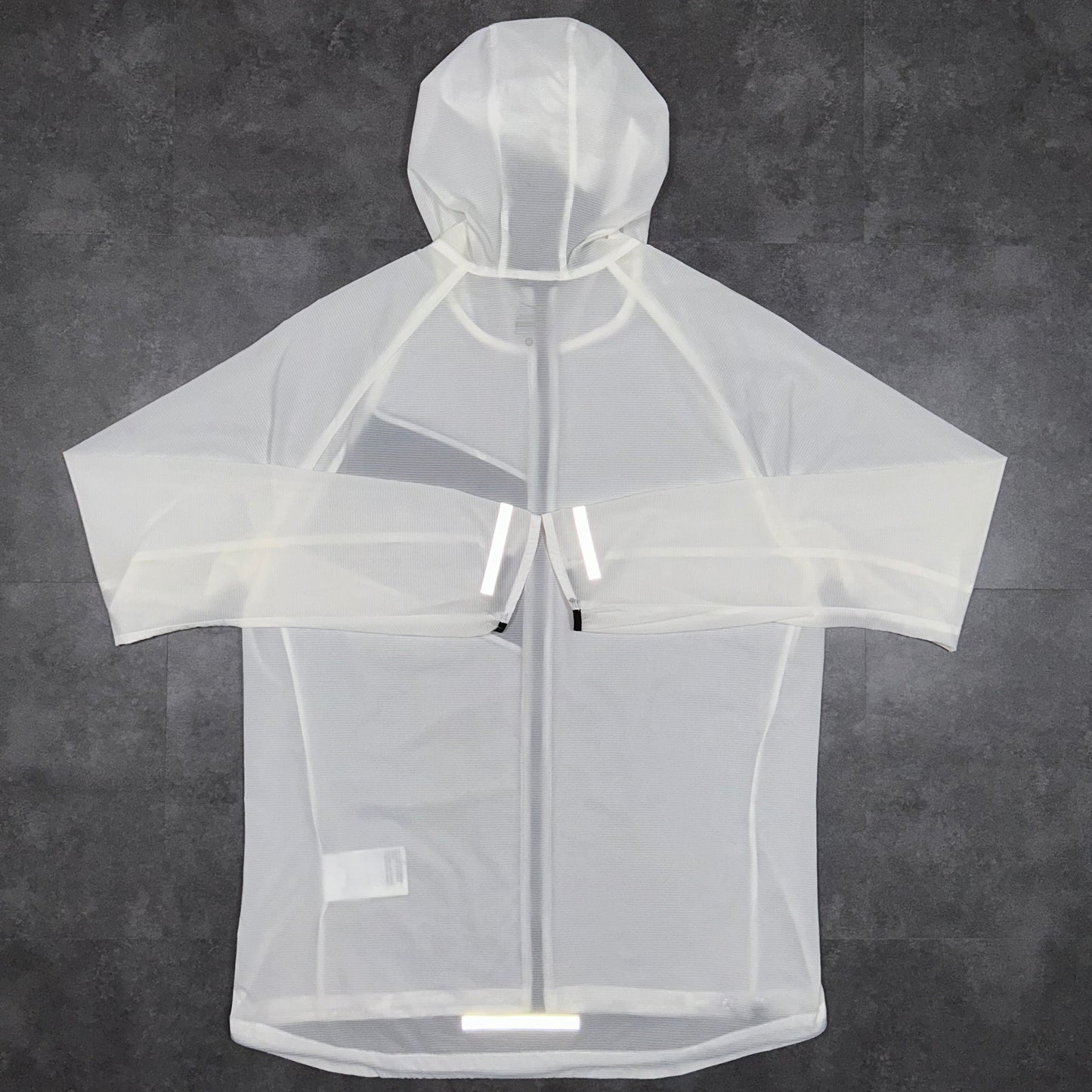 Nike White Impossibly Light Running Jacket