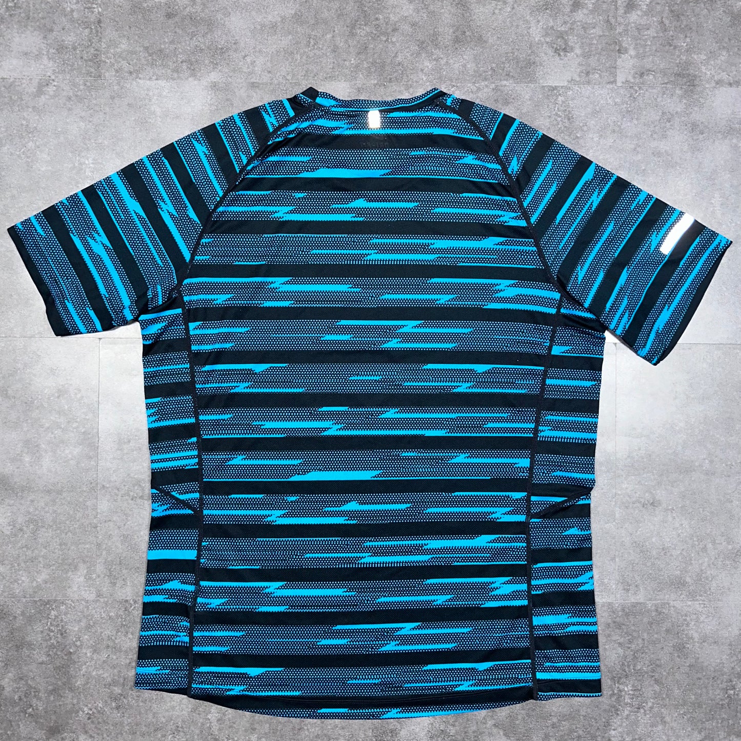 Nike Glitch Miler T-Shirt Electric Blue