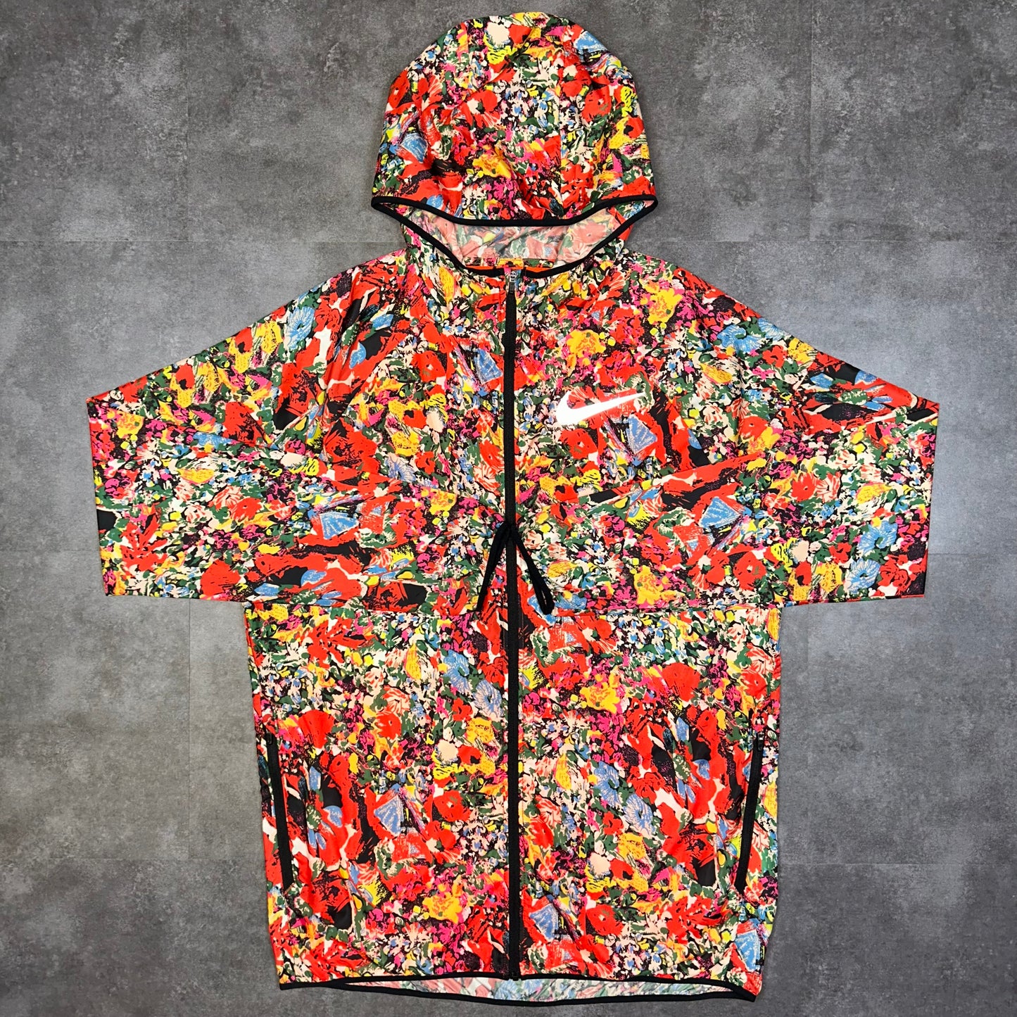 Nike Orange Floral Jacket