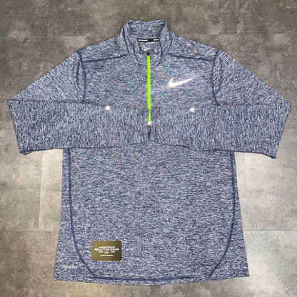 Nike Element Half Zip 1.0 Grey/Lime