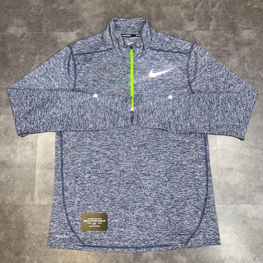 Nike Element Half Zip 1.0 Grey/Lime