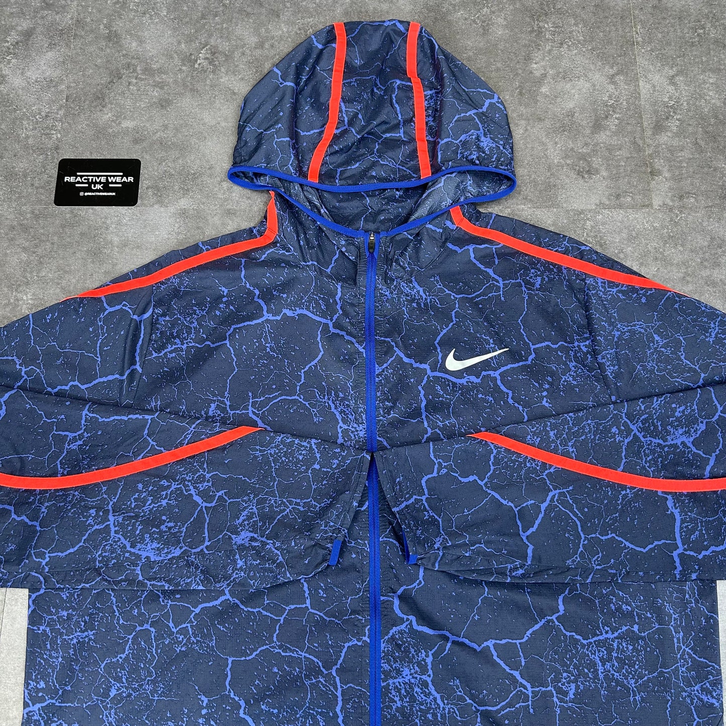 Nike Lightning Windrunner Jacket Navy/Orange