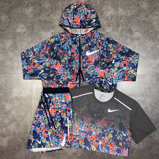 Nike Purple Floral 3-Piece Set