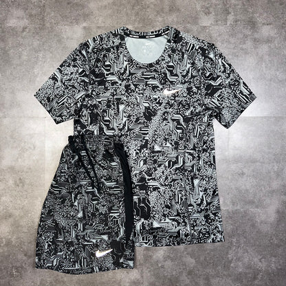 Nike Grey Digital Camo Set