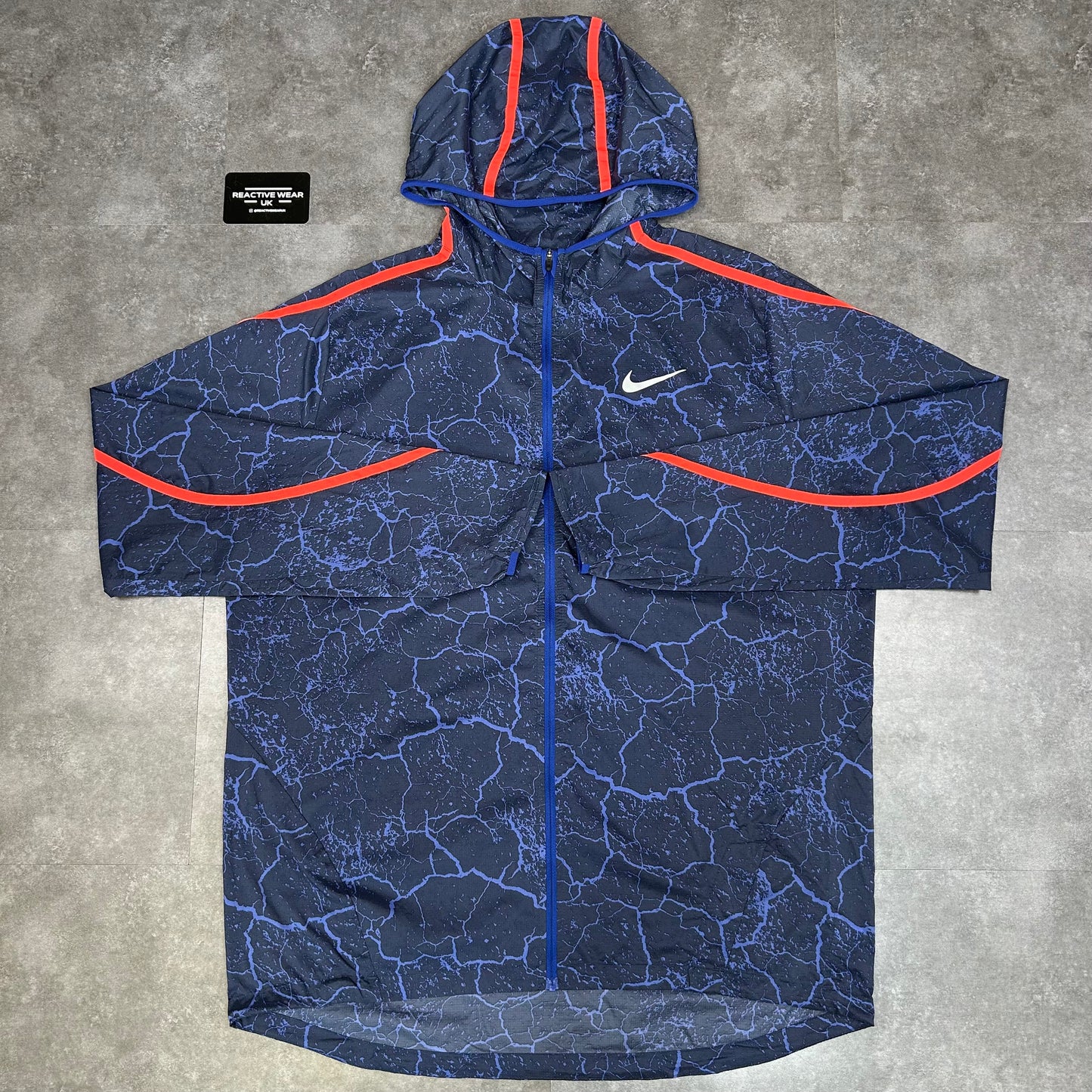 Nike Lightning Windrunner Jacket Navy/Orange