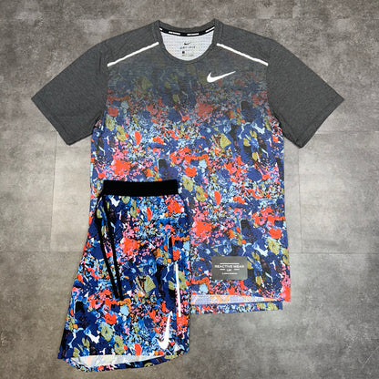 Nike Purple Floral 3-Piece Set