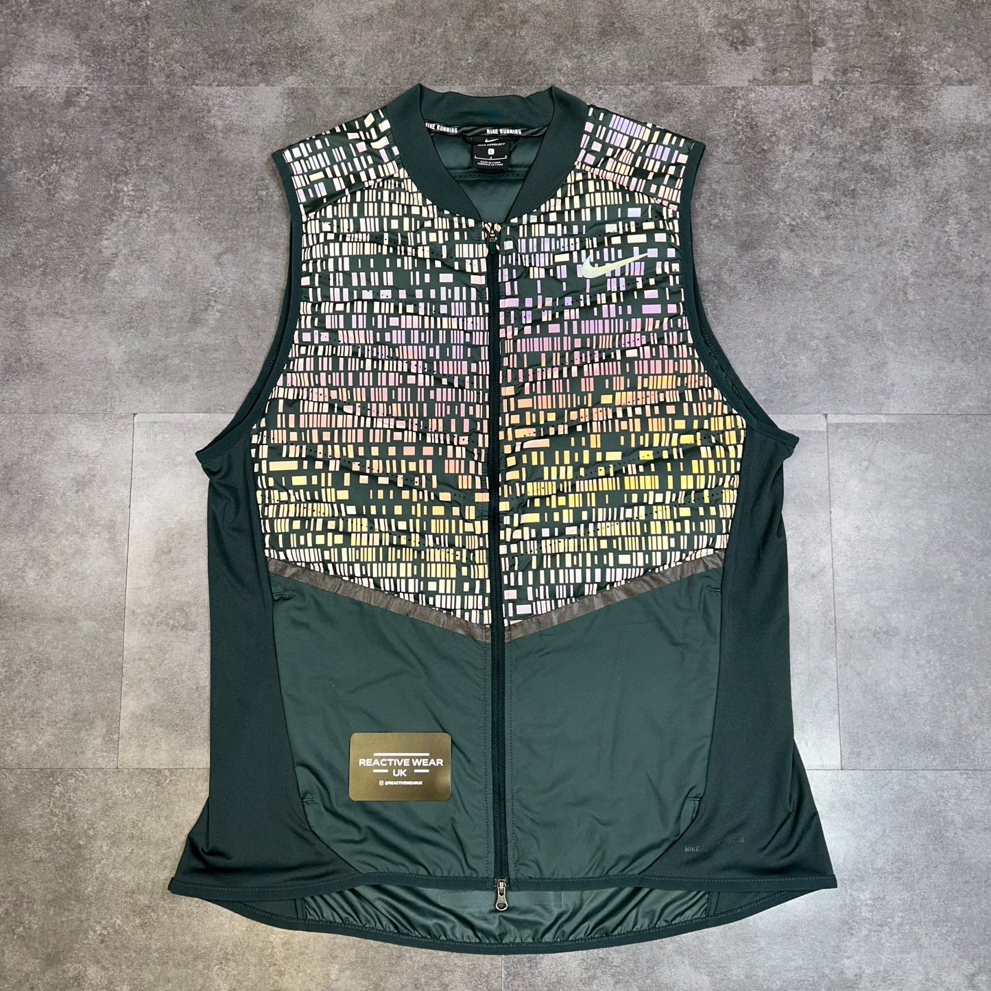 Nike Aeroloft Flash Running Gilet Khaki