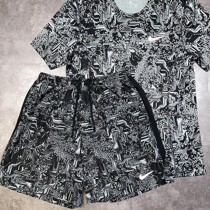 Nike Grey Digital Camo Set