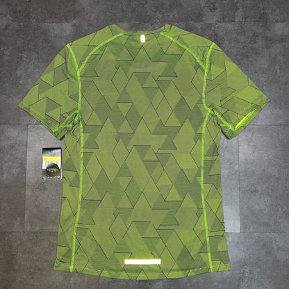 Nike Neon Green Geometry Camo T-Shirt
