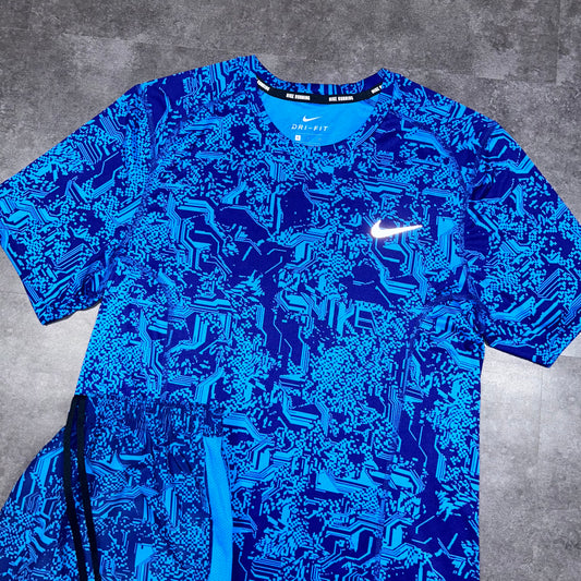 Nike Blue Digital Camo Set