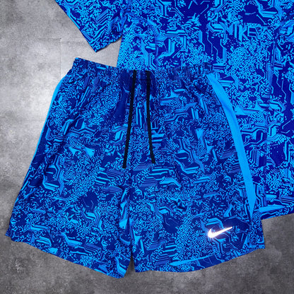 Nike Blue Digital Camo Set