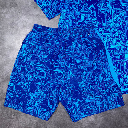Nike Blue Digital Camo Set