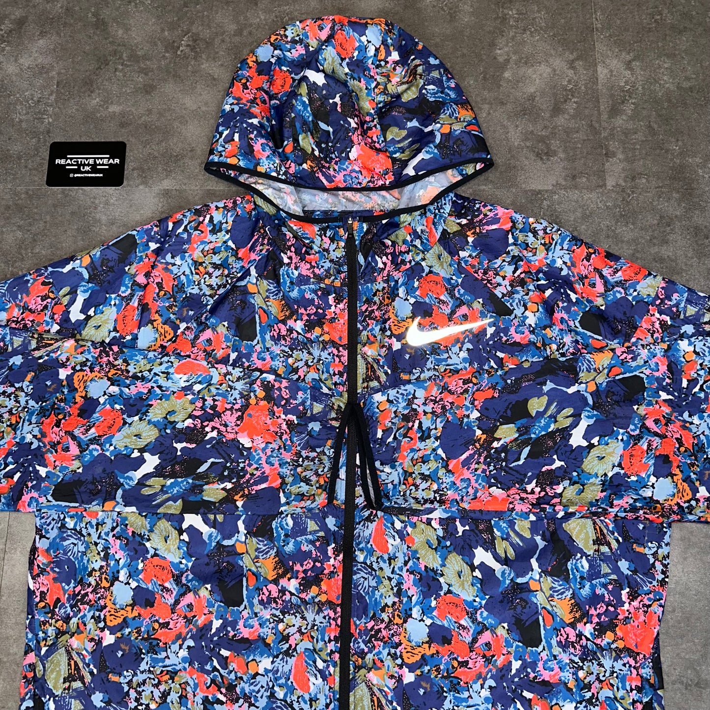 Nike Purple Floral Windrunner Jacket