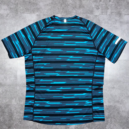 Nike Glitch Miler T-Shirt Electric Blue
