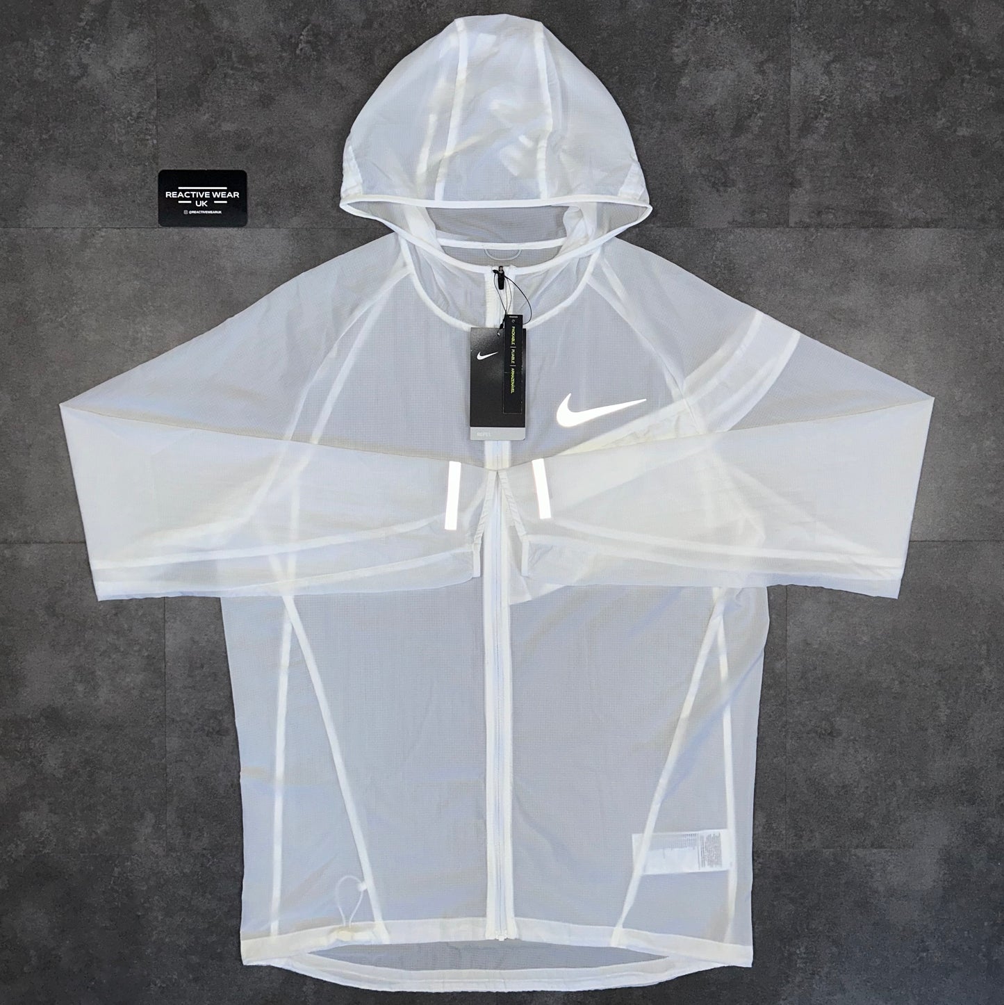 Nike White Impossibly Light Windrunner Jacket