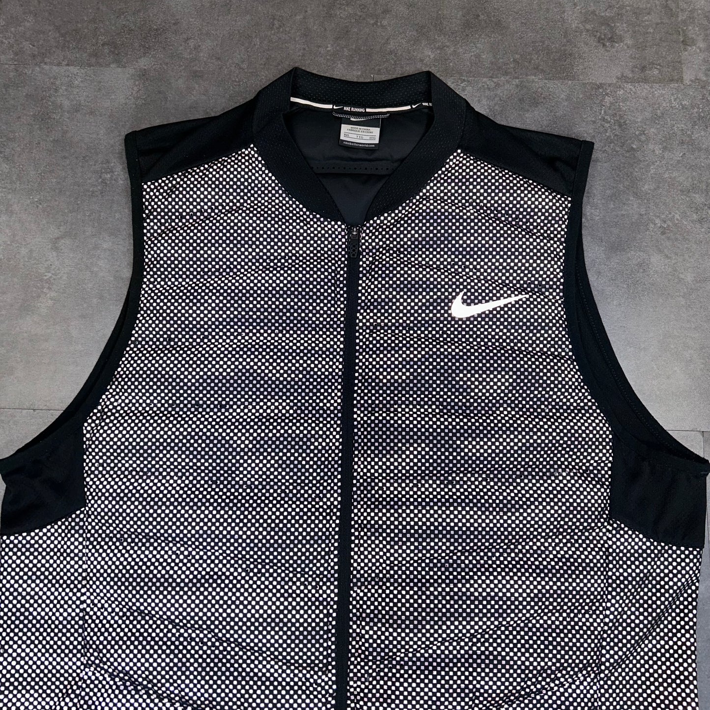 Nike Aeroloft Black/Grey Camo Flash Gilet