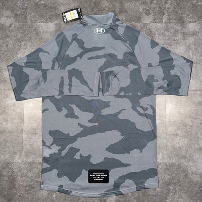 Under Armour Velocity Jacquard Half Zip Grey